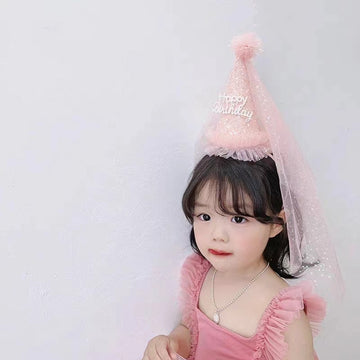 Sparkle Veil Birthday Headband