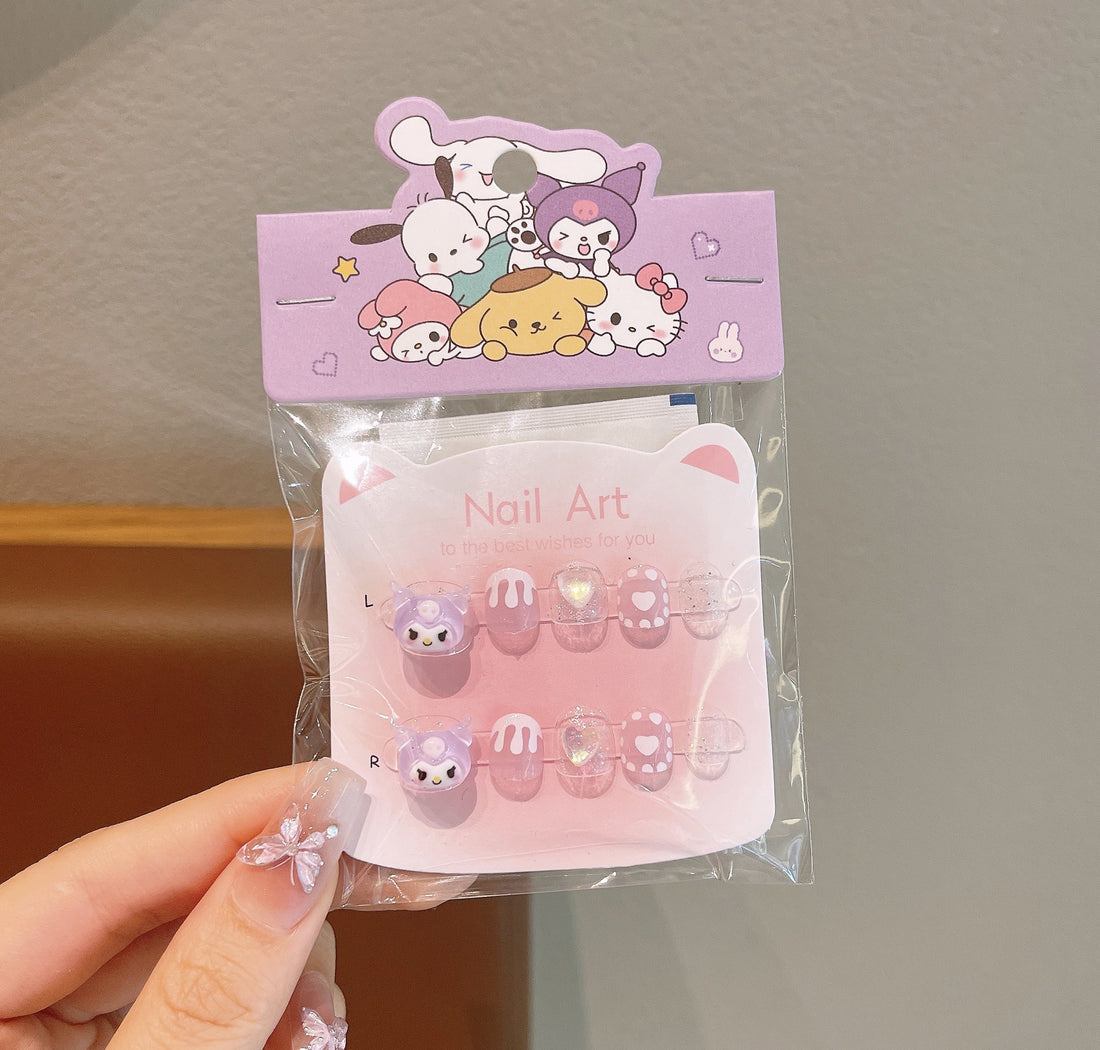 Cute Press-On Characters Nail Set