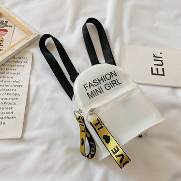 Fashion Mini Transparent Backpack