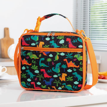 Lunch Bag Double Compartments Colorful Print