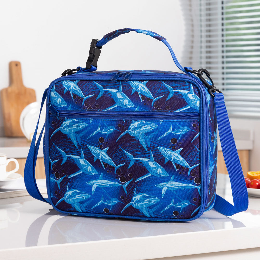 Lunch Bag Double Compartments Colorful Print