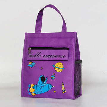 Lunch Bag with Zip Front Pocket