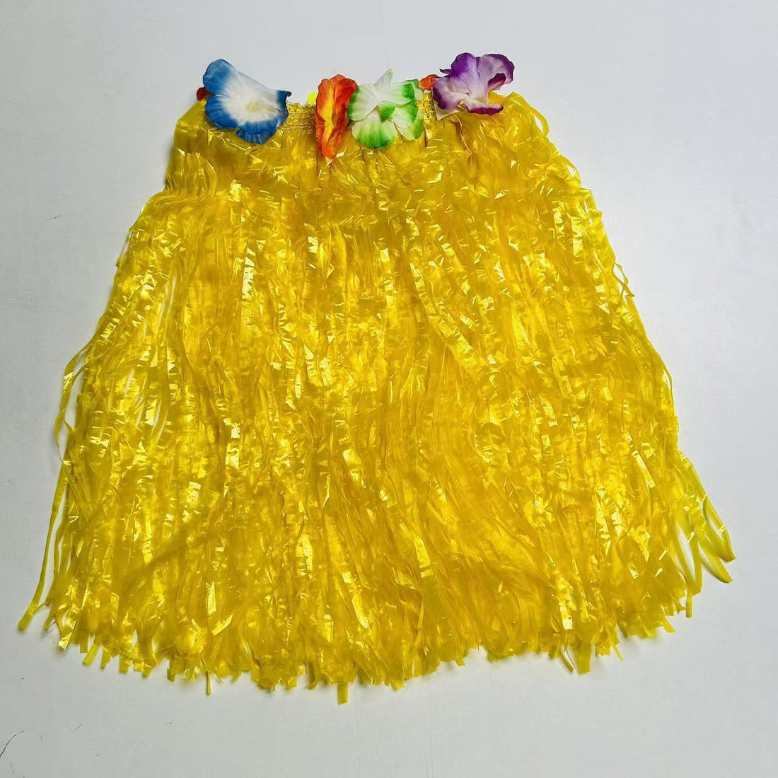 Rainbow Fiesta Hula Skirt (Waistline 50cm/Length 60cm)