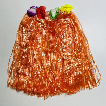 Rainbow Fiesta Hula Skirt (Waistline 50cm/Length 60cm)