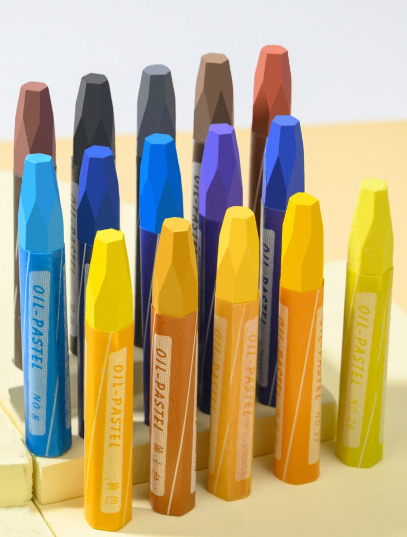 Bear Rabbit Oil Pastel Set (12 Colors)