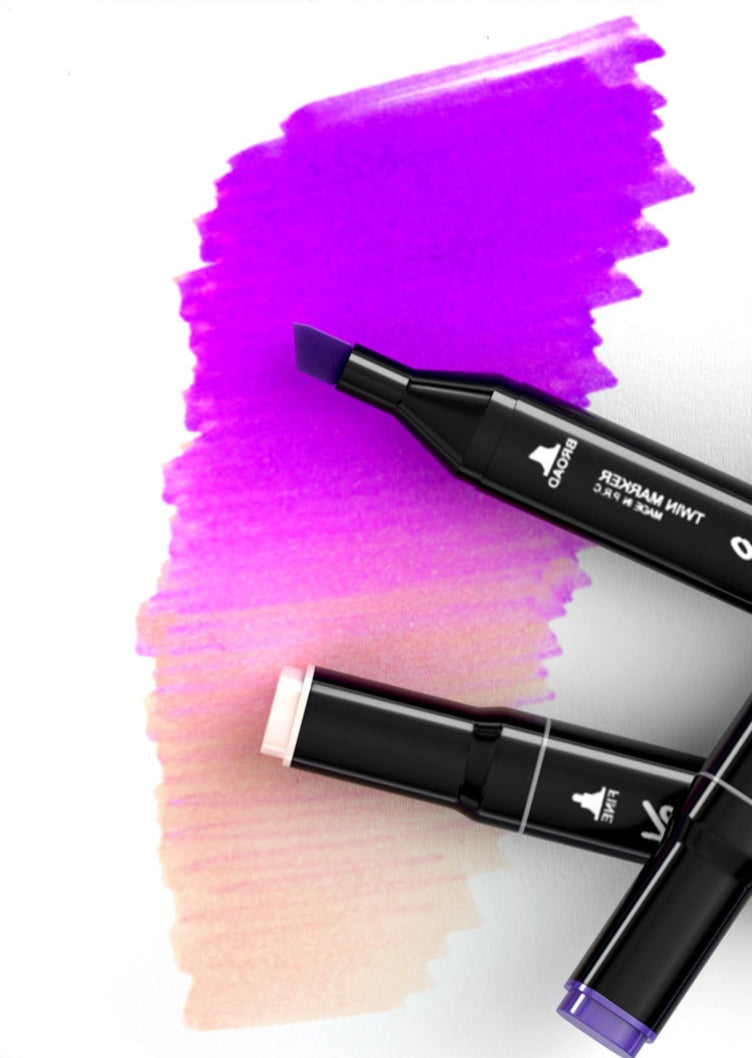 Touch Dual Tip 24pc Color Marker Set